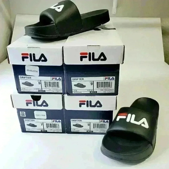 Fila Drifter Slide Black White Classic Run… - Picture 2 of 9